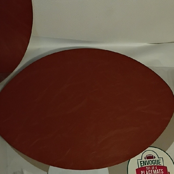ENVOGUE Set Of 4 Placemats Faux Leather 13 x 19 Inches New with Original Package - Picture 7 of 15